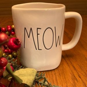 Rae Dunn Ceramic MEOW Mug